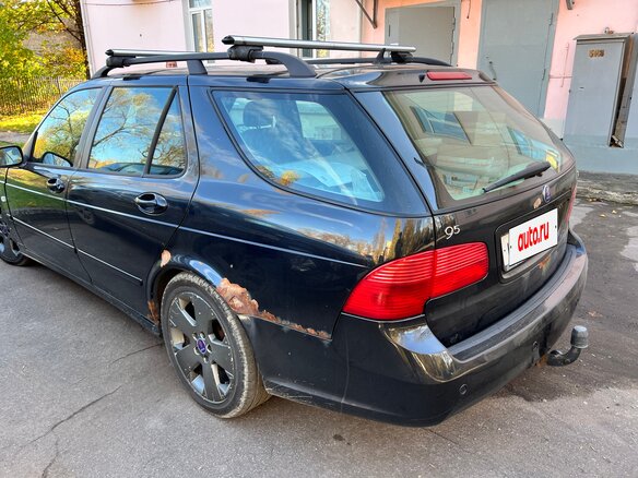 2009 Saab 9-5 I Рестайлинг 2, чёрный, 600000 рублей - вид 6