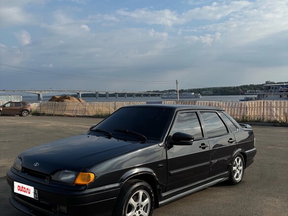 2008 Lada (ВАЗ) 2115, чёрный, 160000 рублей
