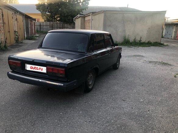2010 Lada (ВАЗ) 2107, чёрный, 130000 рублей - вид 4