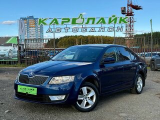 2015 Skoda Octavia III (A7), синий, 1399000 рублей, вид 2