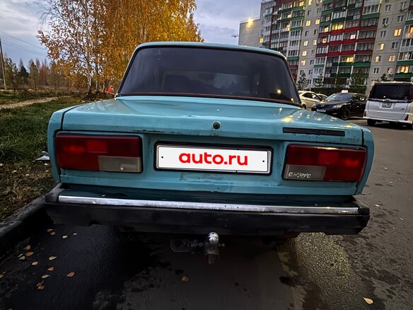 2001 Lada (ВАЗ) 2107, голубой, 83000 рублей - вид 4