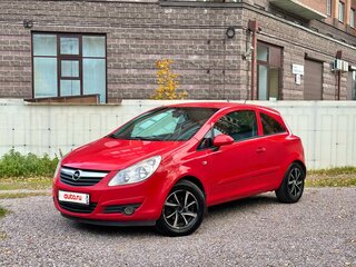 2007 Opel Corsa D, красный, 299000 рублей, вид 1