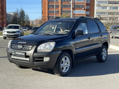 2006 Kia Sportage II, чёрный, 725000 рублей, вид 1