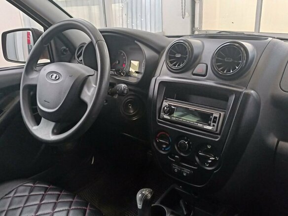 2014 Lada (ВАЗ) Granta I, оранжевый, 359000 рублей - вид 9