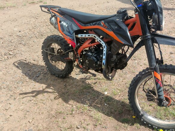2024 Racer TRX125E, оранжевый, 70000 рублей