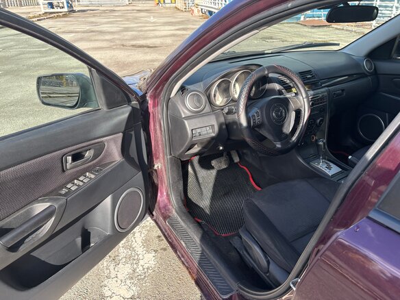 2007 Mazda 3 I (BK) Рестайлинг, красный, 470000 рублей - вид 6