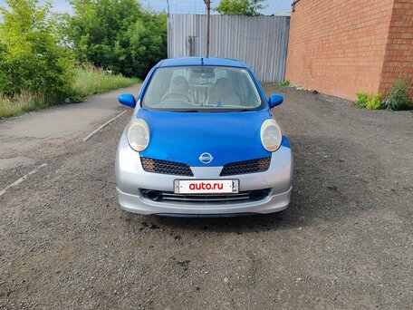 2007 Nissan March III (K12), синий, 260000 рублей, вид 1