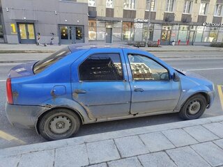 2006 Renault Logan I, синий, 140000 рублей, вид 3