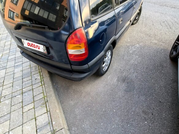 2002 Opel Zafira A, синий, 270000 рублей - вид 3