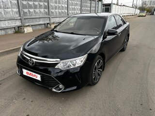 2016 Toyota Camry VII (XV50) Рестайлинг, чёрный, 2090000 рублей, вид 5