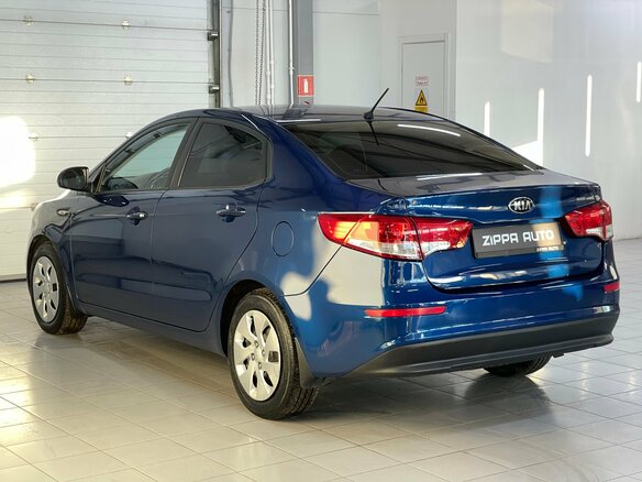 2015 Kia Rio III Рестайлинг, синий, 959000 рублей - вид 5