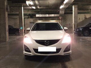 2010 Mazda 6 II (GH) Рестайлинг, белый, 950000 рублей, вид 2