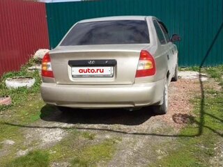 2005 Hyundai Accent ТагАЗ II, бежевый, 350000 рублей, вид 1