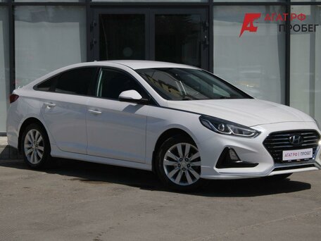 2017 Hyundai Sonata VII (LF), белый, 1550000 рублей, вид 3