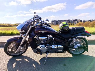 2007 Suzuki Boulevard M109R, фиолетовый, 950000 рублей, вид 2
