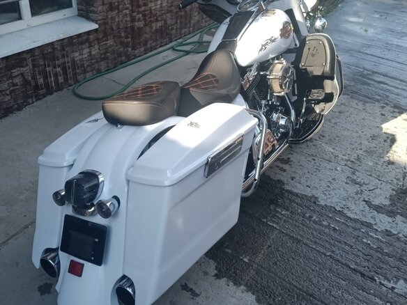 2007 Harley-Davidson Electra Glide, белый, 1100000 рублей - вид 5