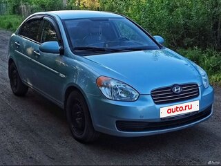 2008 Hyundai Verna II, голубой, 450000 рублей, вид 2