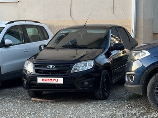 2015 Lada (ВАЗ) Granta I, чёрный, 480000 рублей, вид 4