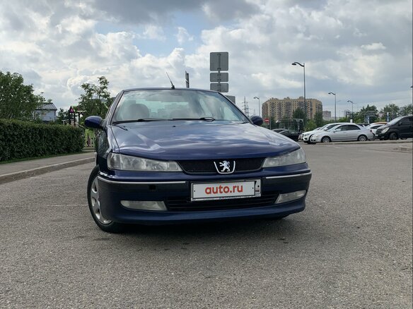 2002 Peugeot 406 I Рестайлинг, синий, 450000 рублей - вид 2