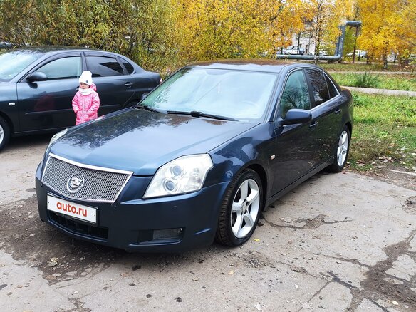 2007 Cadillac BLS, синий