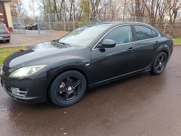 2008 Mazda 6 II (GH), чёрный, 900000 рублей - вид 3