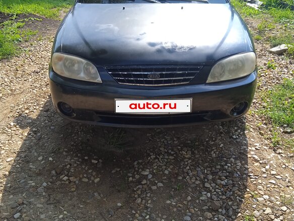 2006 Kia Spectra I Рестайлинг 2, чёрный, 150000 рублей