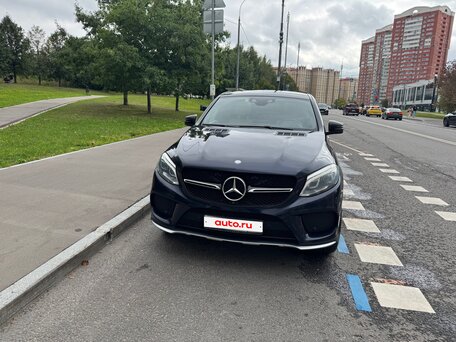 2016 Mercedes-Benz GLE 450 AMG I (W166), синий, 3700000 рублей, вид 1