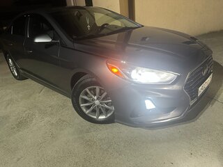 2017 Hyundai Sonata VII (LF) Рестайлинг, серый, 1600000 рублей, вид 2