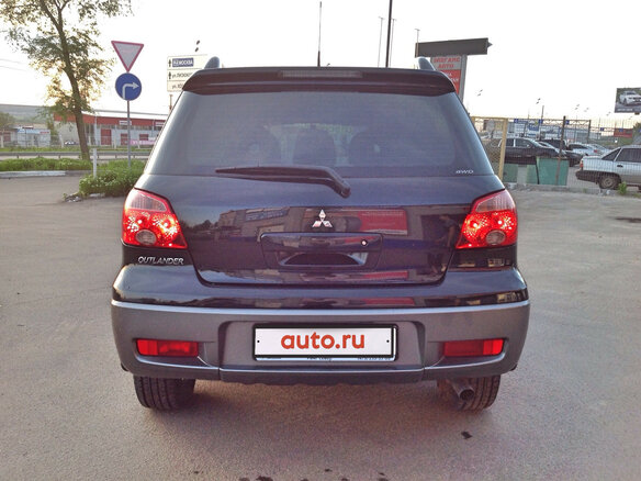 2007 Mitsubishi Outlander I, чёрный - вид 5