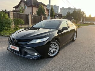 2019 Toyota Camry VIII (XV70), чёрный, 3450000 рублей, вид 1