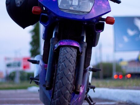 2007 Kawasaki GPZ 500, фиолетовый, 300000 рублей, вид 3