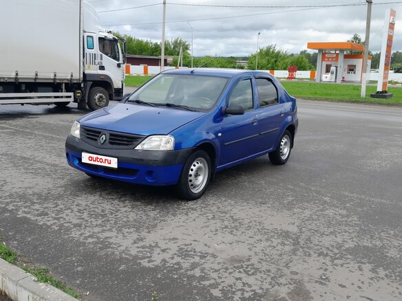 2009 Renault Logan I, синий, 360000 рублей - вид 13