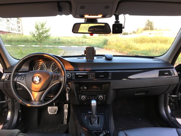 2009 BMW 3 серии 320i V (E90/E91/E92/E93) Рестайлинг, чёрный - вид 8