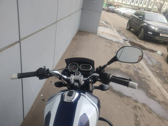 2017 Bajaj V 150, синий, 140000 рублей - вид 7