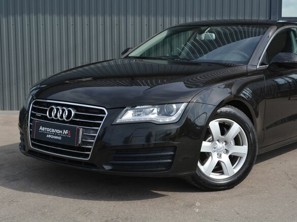 2011 Audi A7 I (4G), чёрный