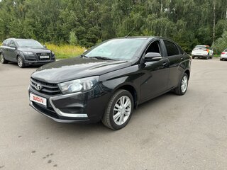 2016 Lada (ВАЗ) Vesta I, чёрный, 1150000 рублей, вид 1