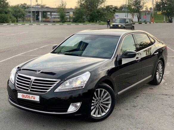 2013 Hyundai Equus II Рестайлинг, чёрный, 1350000 рублей