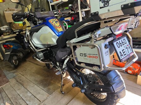 2015 BMW R 1200 GS Adventure, синий, 1470000 рублей, вид 5