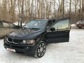 2005 BMW X5 3.0i I (E53) Рестайлинг, чёрный, 1500000 рублей, вид 1