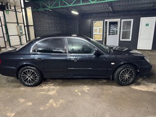 2006 Hyundai Sonata ТагАЗ IV (EF) Рестайлинг, чёрный, 470000 рублей, вид 1