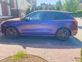 2014 Porsche Cayenne Turbo S II (958), фиолетовый, 3300000 рублей, вид 3