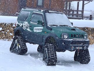 2008 Suzuki Jimny III Рестайлинг 1, зелёный, 3200000 рублей, вид 1