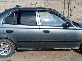 2007 Hyundai Accent ТагАЗ II, серый, 380000 рублей, вид 4