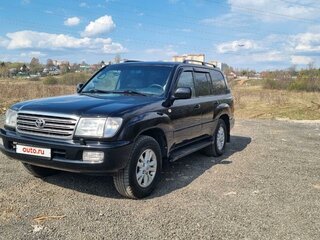 2004 Toyota Land Cruiser 100 Series Рестайлинг 1, чёрный, 2450000 рублей, вид 1