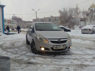 2008 Opel Corsa D, серебристый, 215000 рублей, вид 1