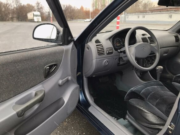 2008 Hyundai Accent ТагАЗ II, синий - вид 7