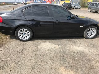 2006 BMW 3 серии 320i V (E90/E91/E92/E93), чёрный, 780000 рублей, вид 2