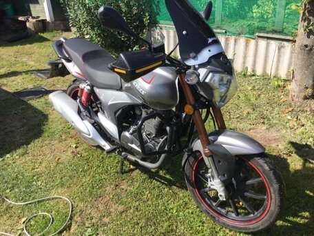 2014 Stels Flame 200, серый, 109000 рублей, вид 2