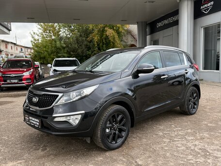 2014 Kia Sportage III Рестайлинг, чёрный, 1425000 рублей, вид 3
