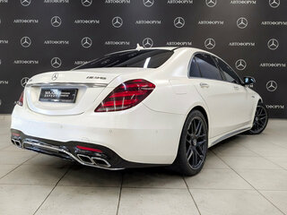 2019 Mercedes-Benz S-Класс AMG 63 AMG Long III (W222, C217) Рестайлинг, белый, 7400000 рублей, вид 5